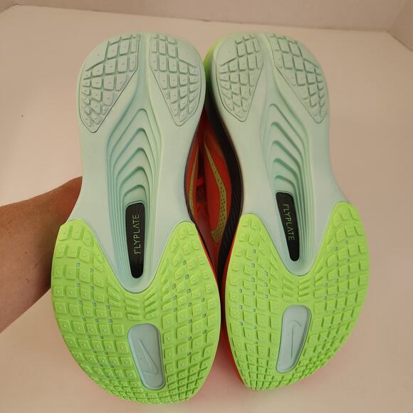 Nike Zoom Fly 6 Men\'s Road Racing Shoes ( Crimson/Lime /Mint /Purple) Size 8.5